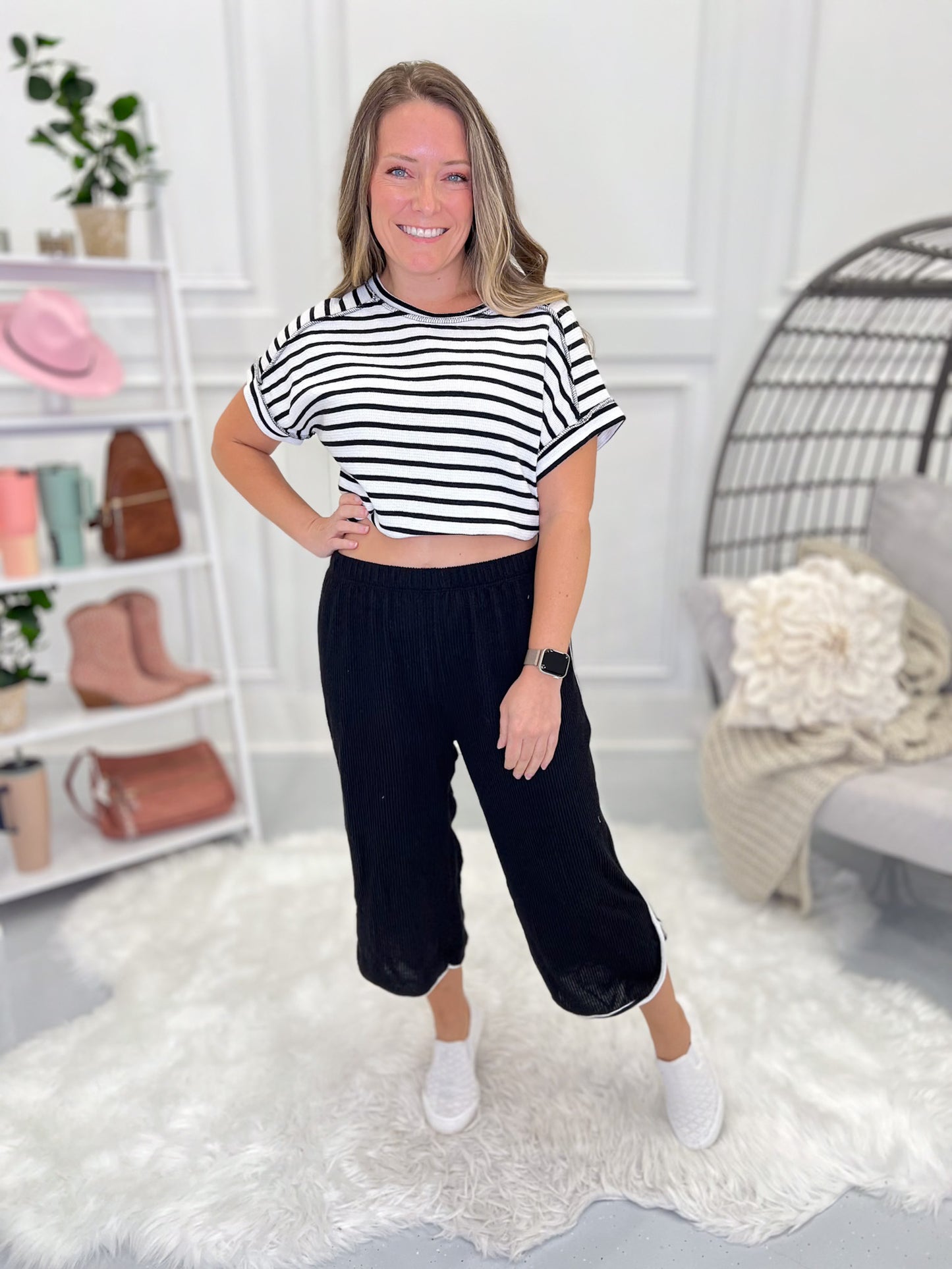 By Any Means Capri Joggers - Final Sale