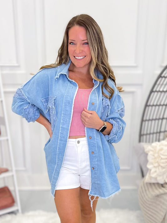 Timeless Charm Button Up Top