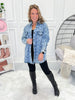 Dive On In Denim Button Down Jacket
