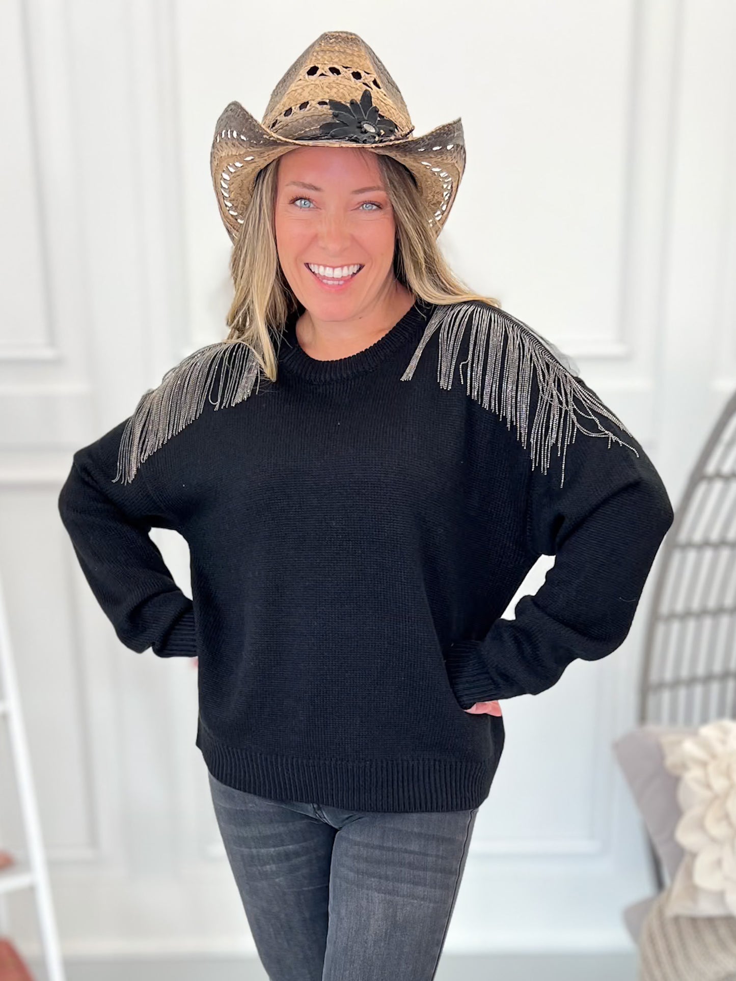 Bring The Bling Sweater - Final Sale