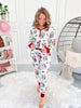 Crazy Soft Pajama Jogger Set - Festive Penguin
