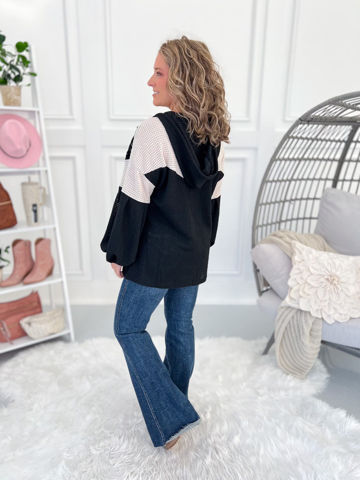 Sure To Bloom Knit Hoodie