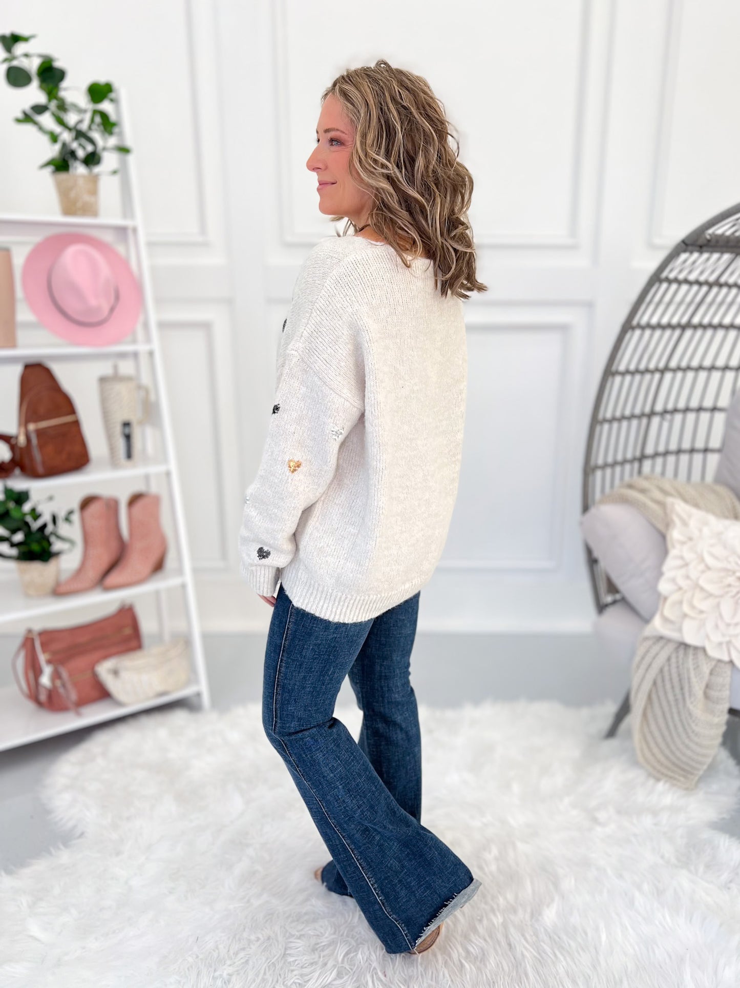 Stole My Heart Sweater