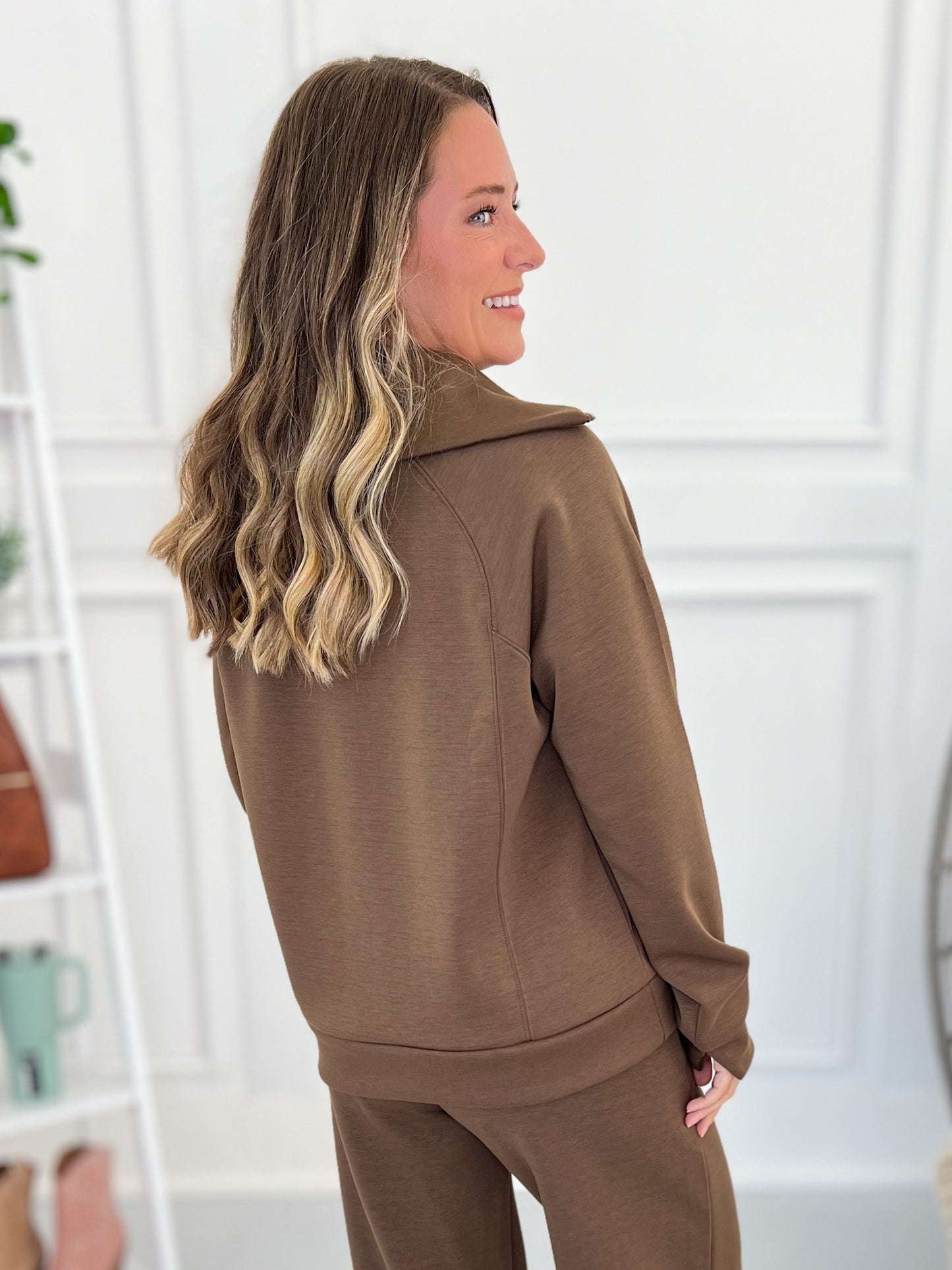Guess Who's Back - Quarter Zip Top- Final Sale