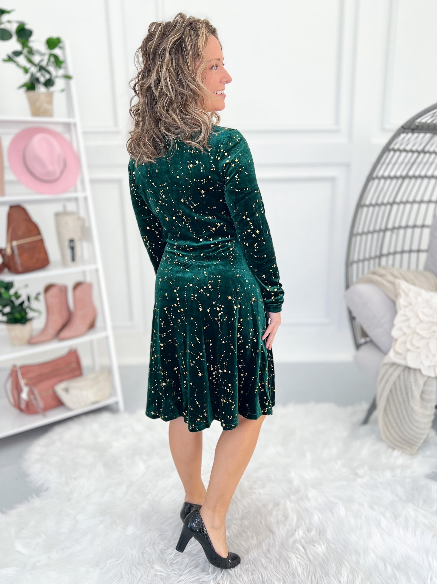 Follow The Stars Dress - Green