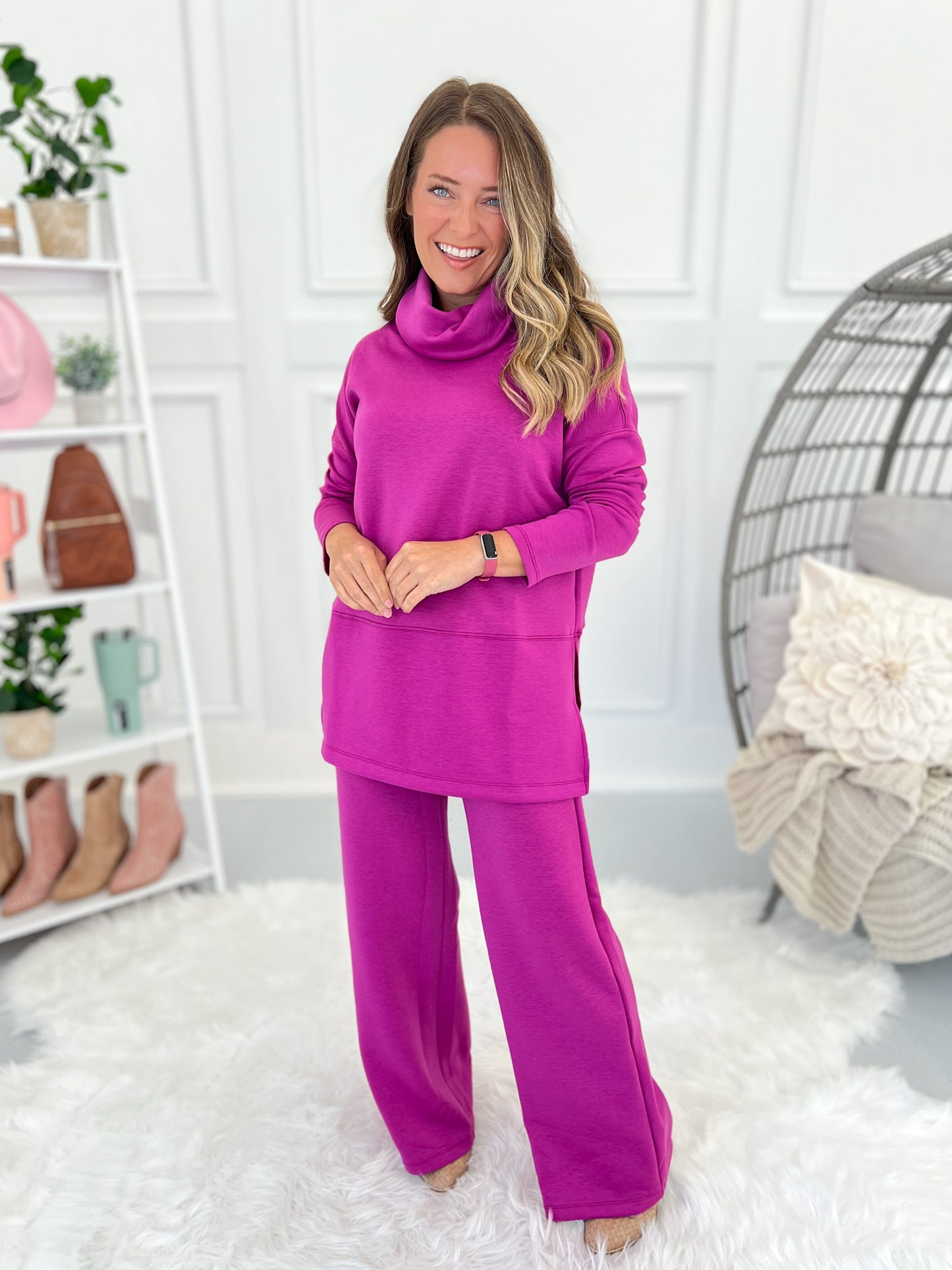 Whole New Tune Turtle Neck Top- Final Sale