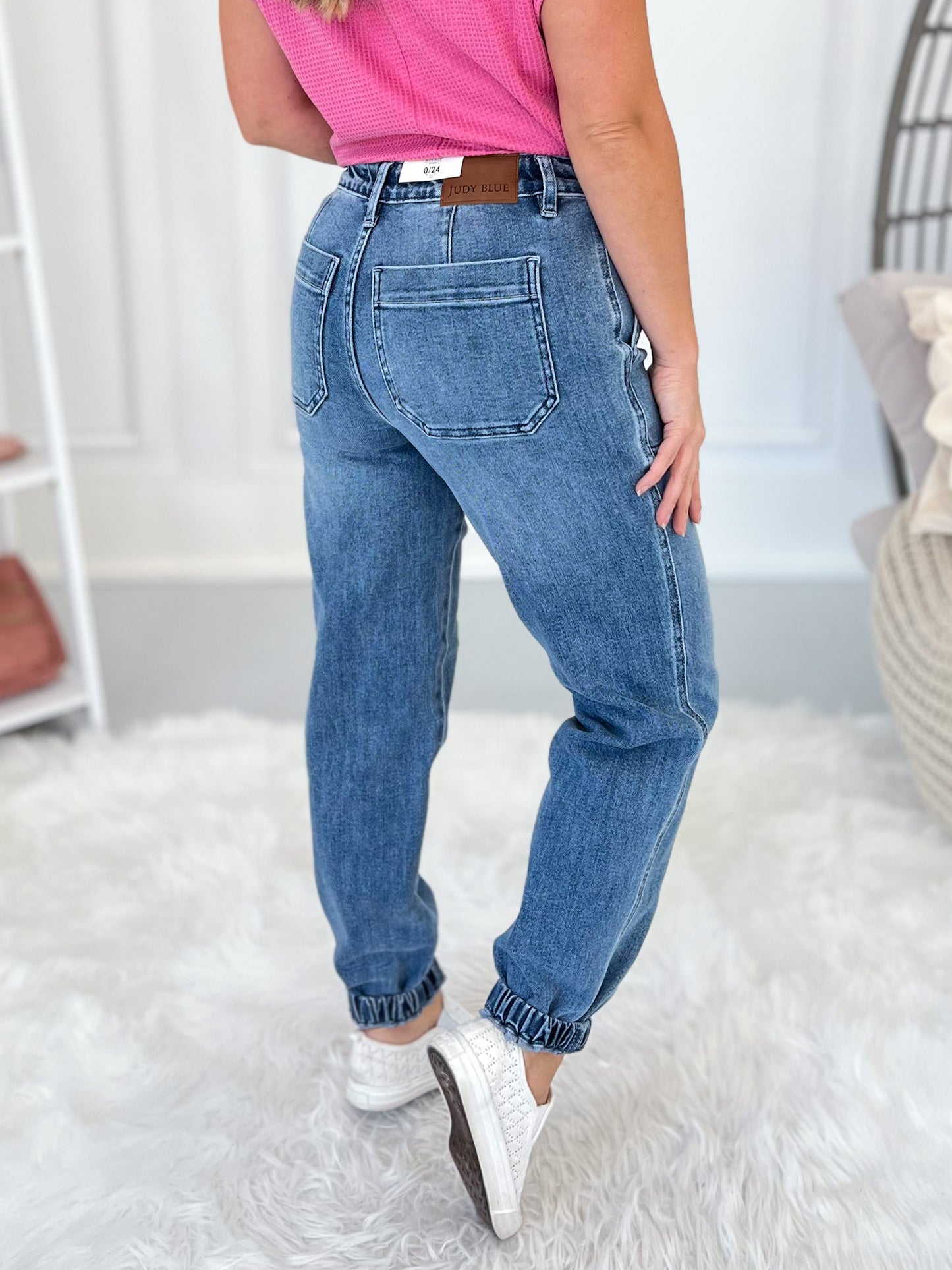 Walk In The Park - Judy Blue Denim Joggers