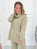 Whole New Tune Turtle Neck Top- Final Sale