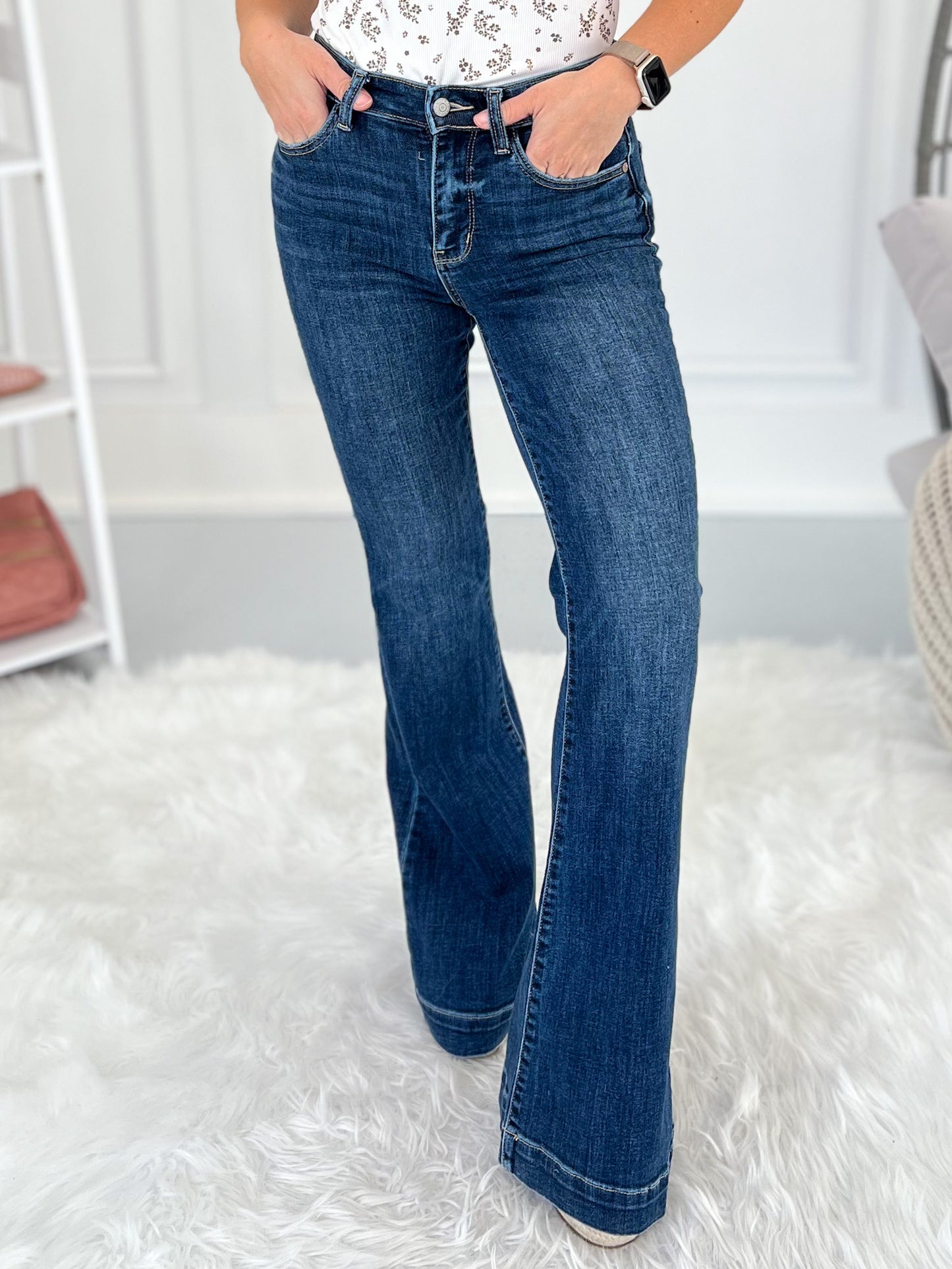 Closing Time - Judy Blue Trouser Flare Jean