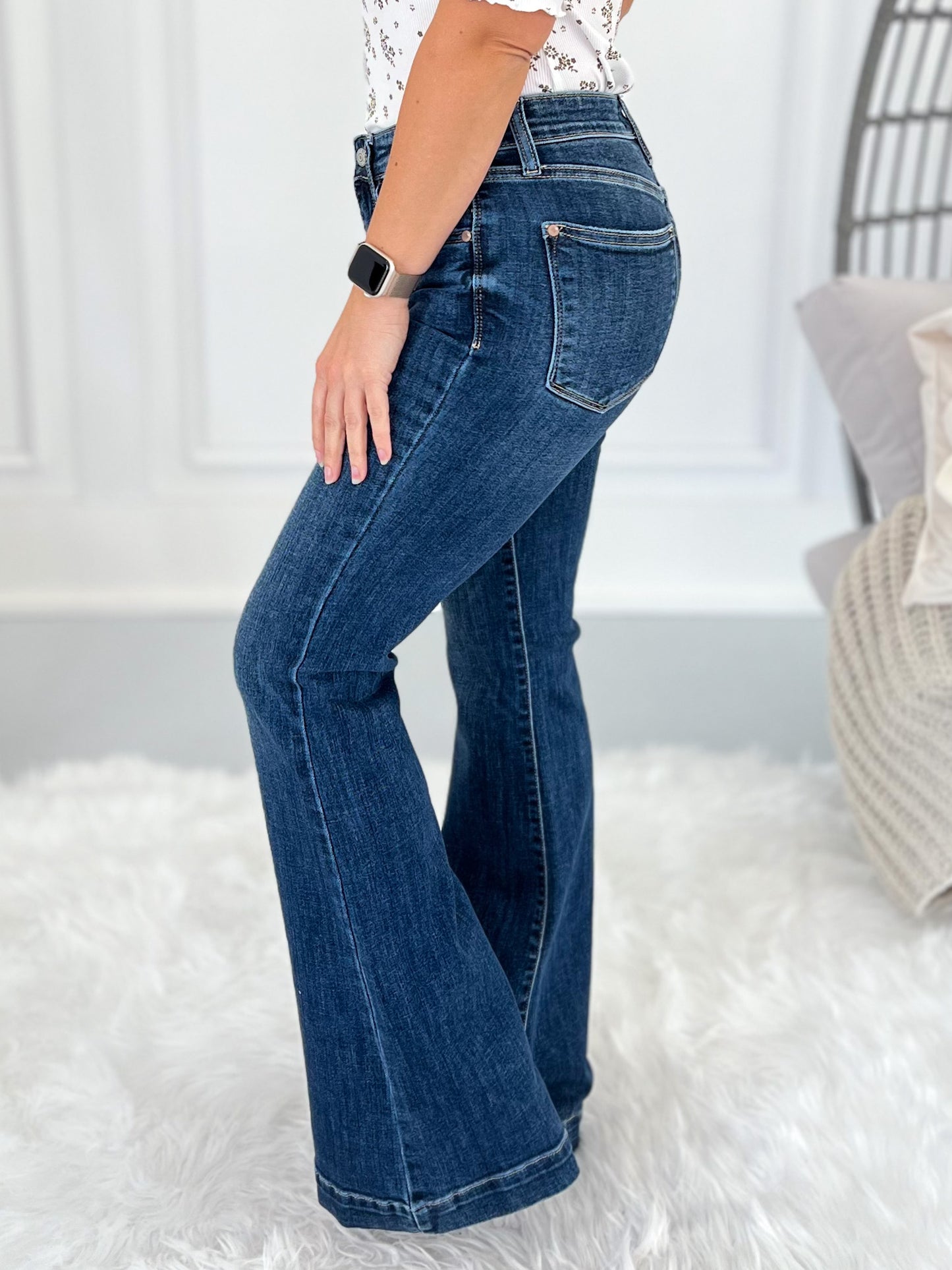 Closing Time - Judy Blue Trouser Flare Jean