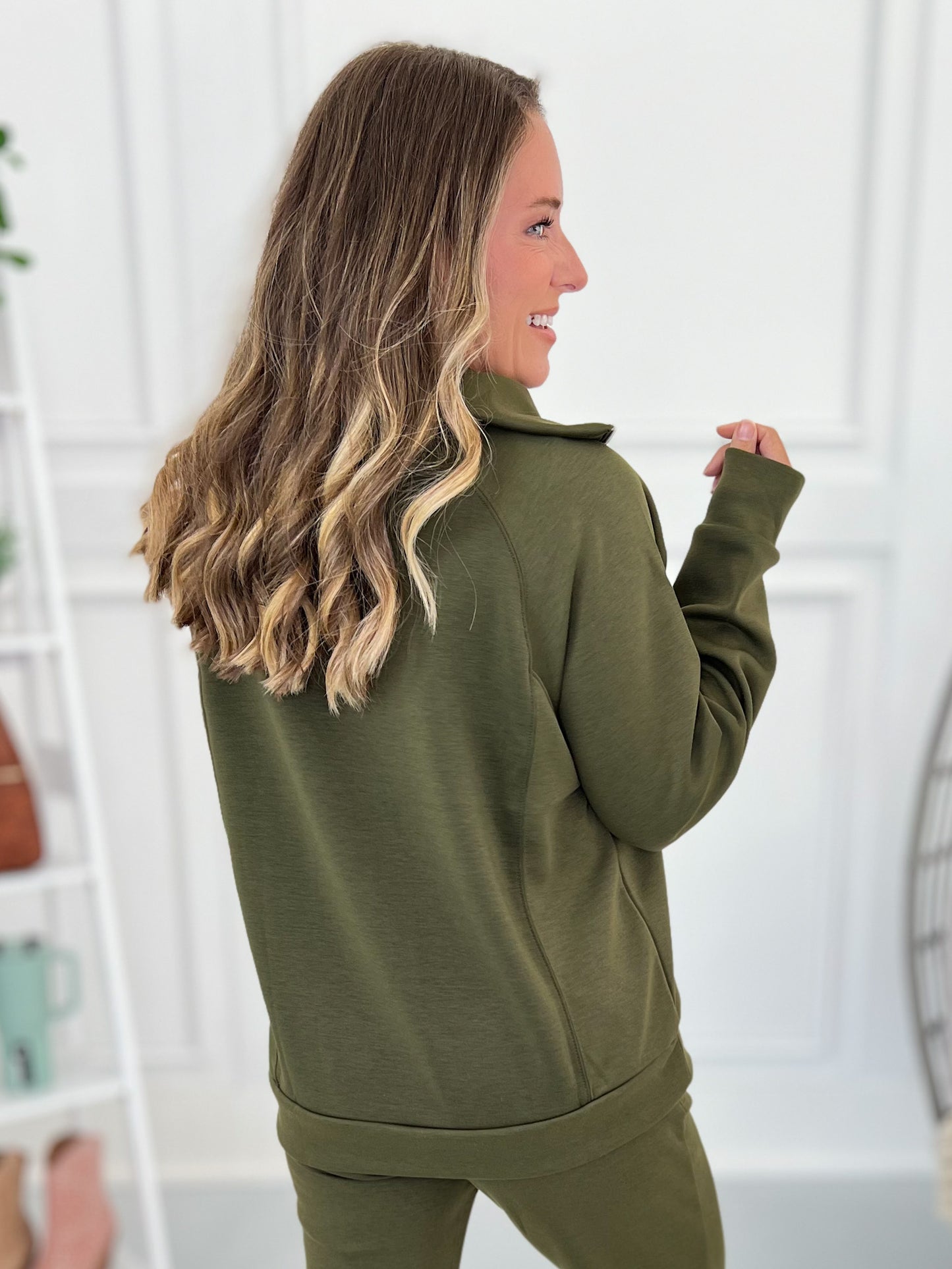 Guess Who's Back - Quarter Zip Top- Final Sale