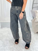 Keep Me In Mind Denim Barrel Leg Jeans