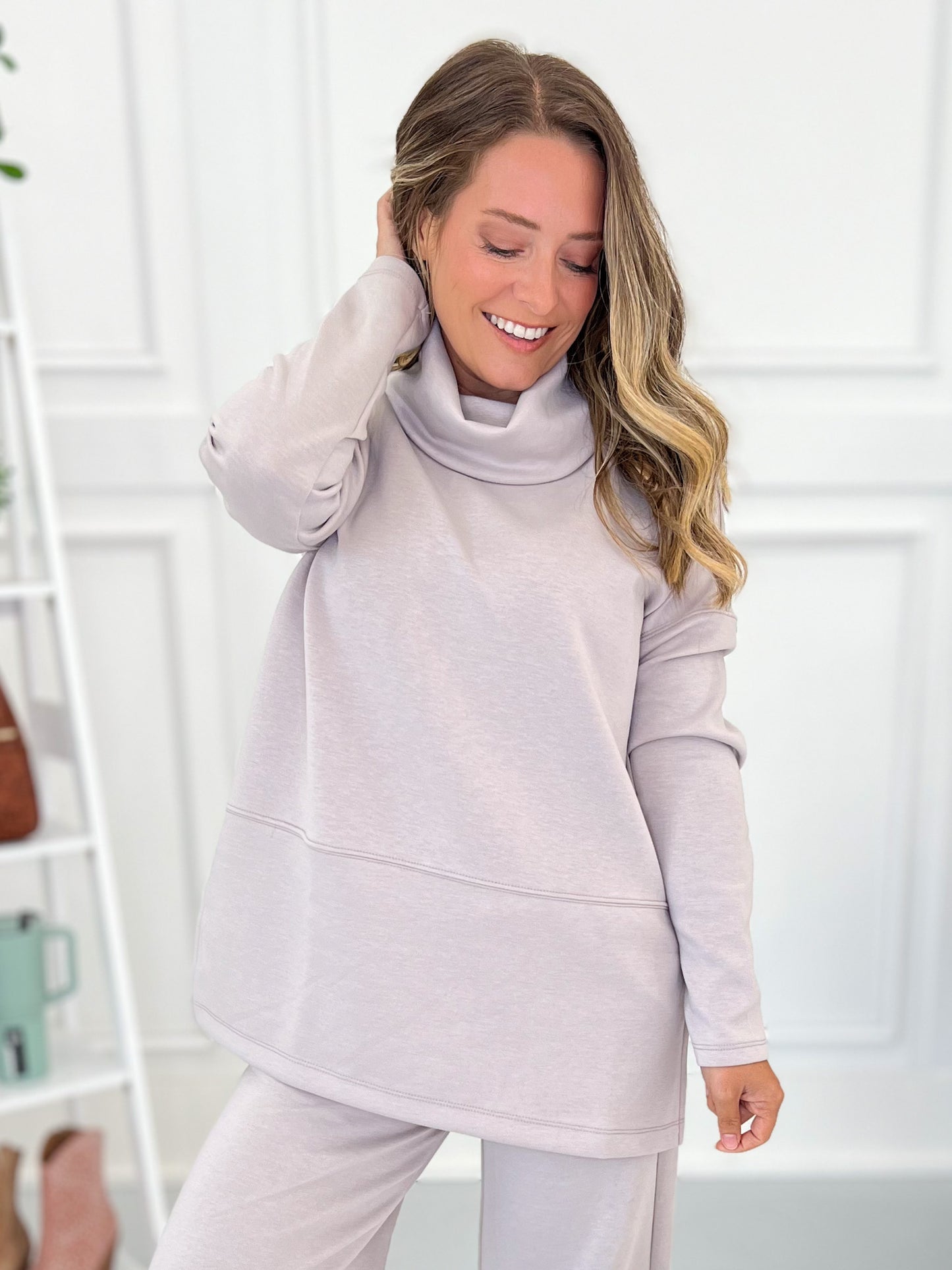 Whole New Tune Turtle Neck Top- Final Sale