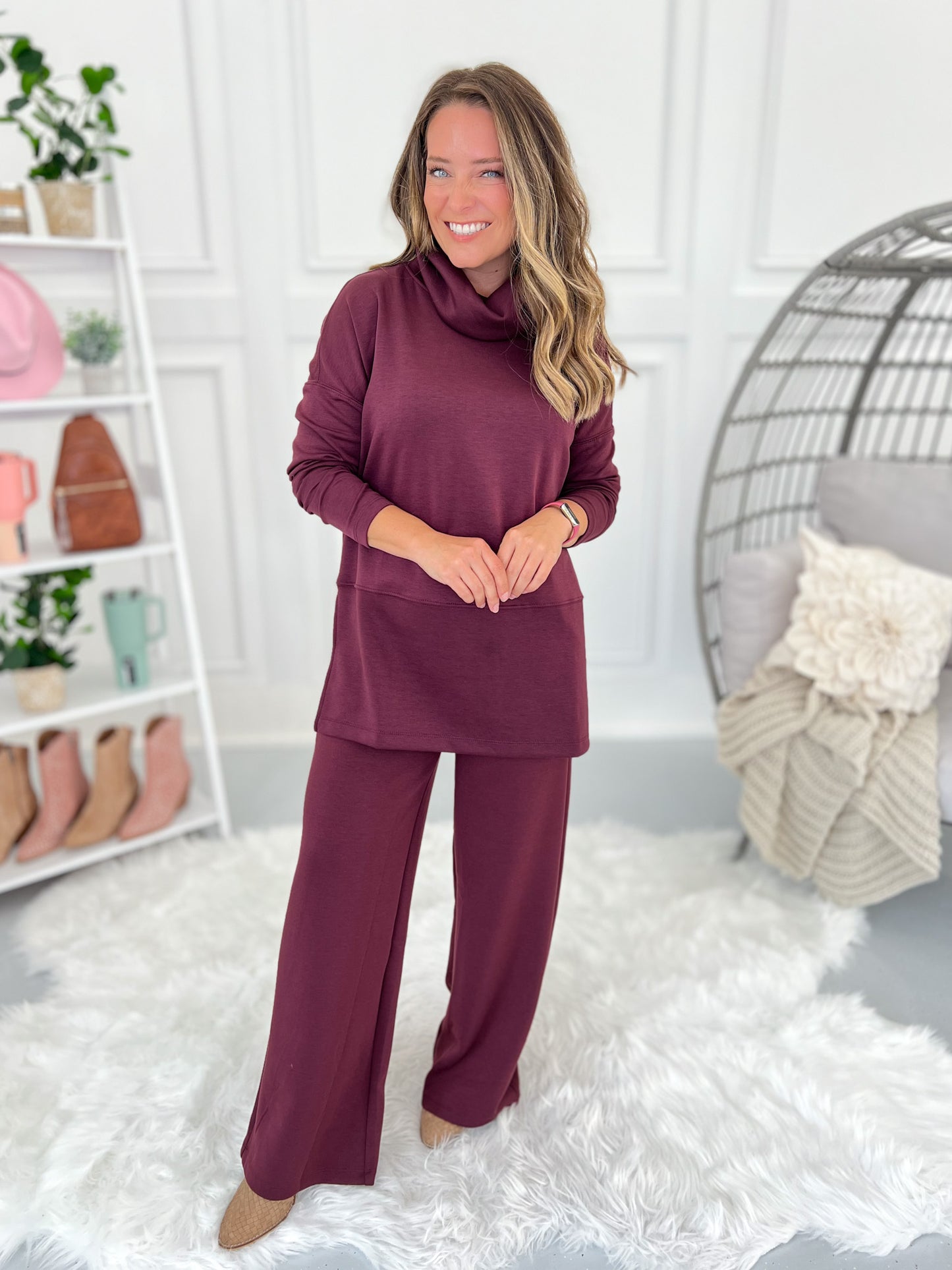 Whole New Tune Turtle Neck Top- Final Sale