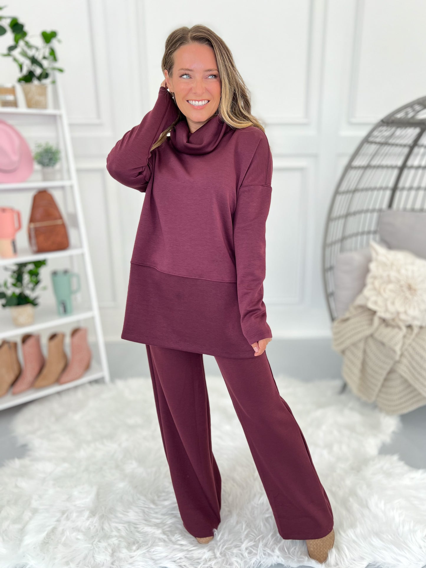 Whole New Tune Turtle Neck Top- Final Sale