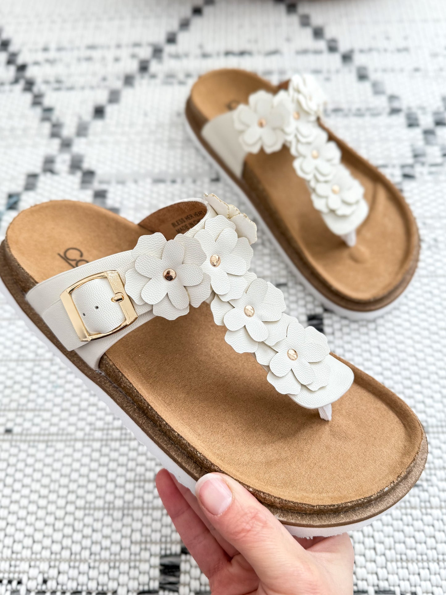 Corky's Bless Her Heart Sandal - White - Final Sale
