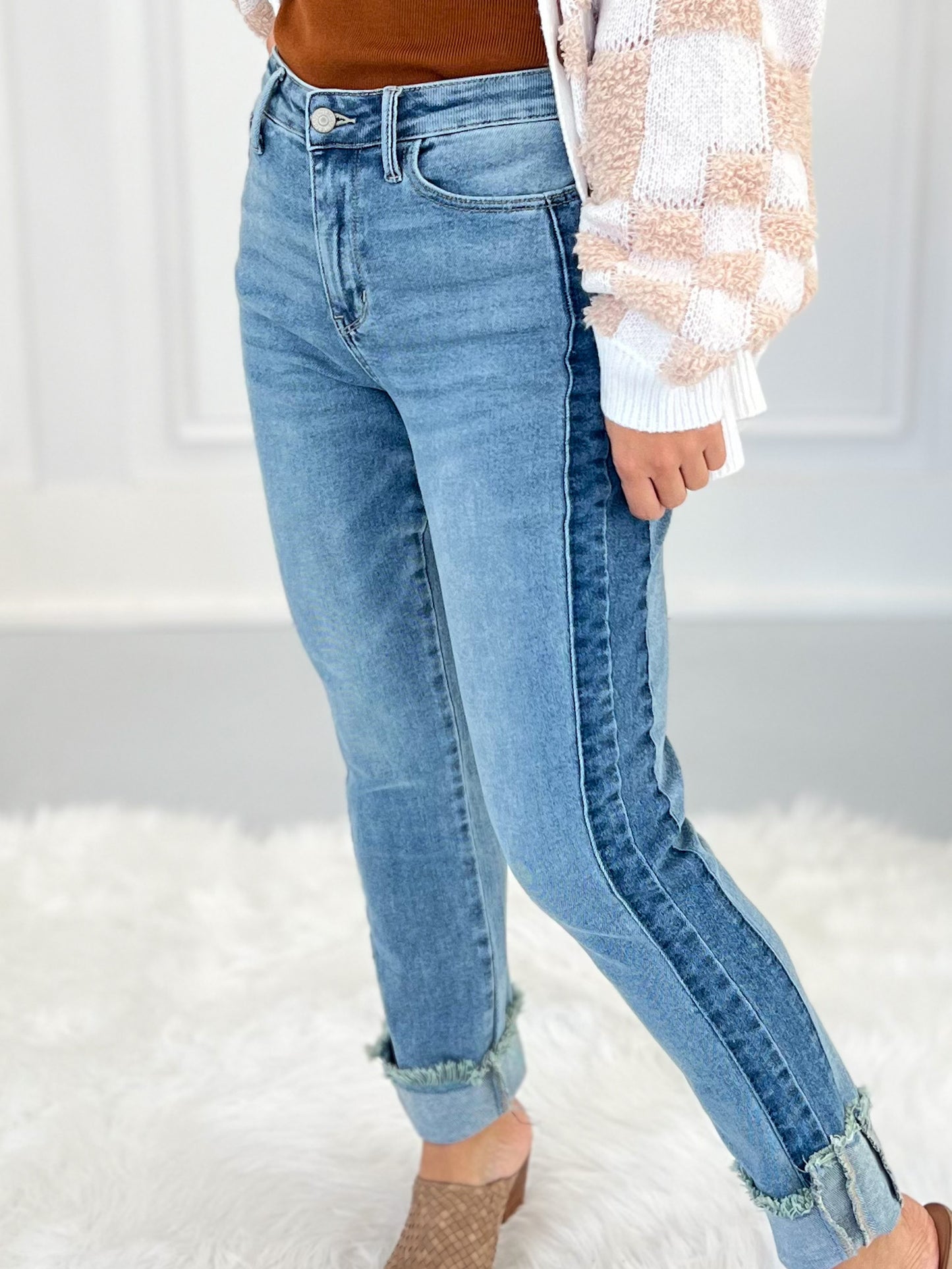My Good Side - Judy Blue Vintage Wash Slim Fit Jeans