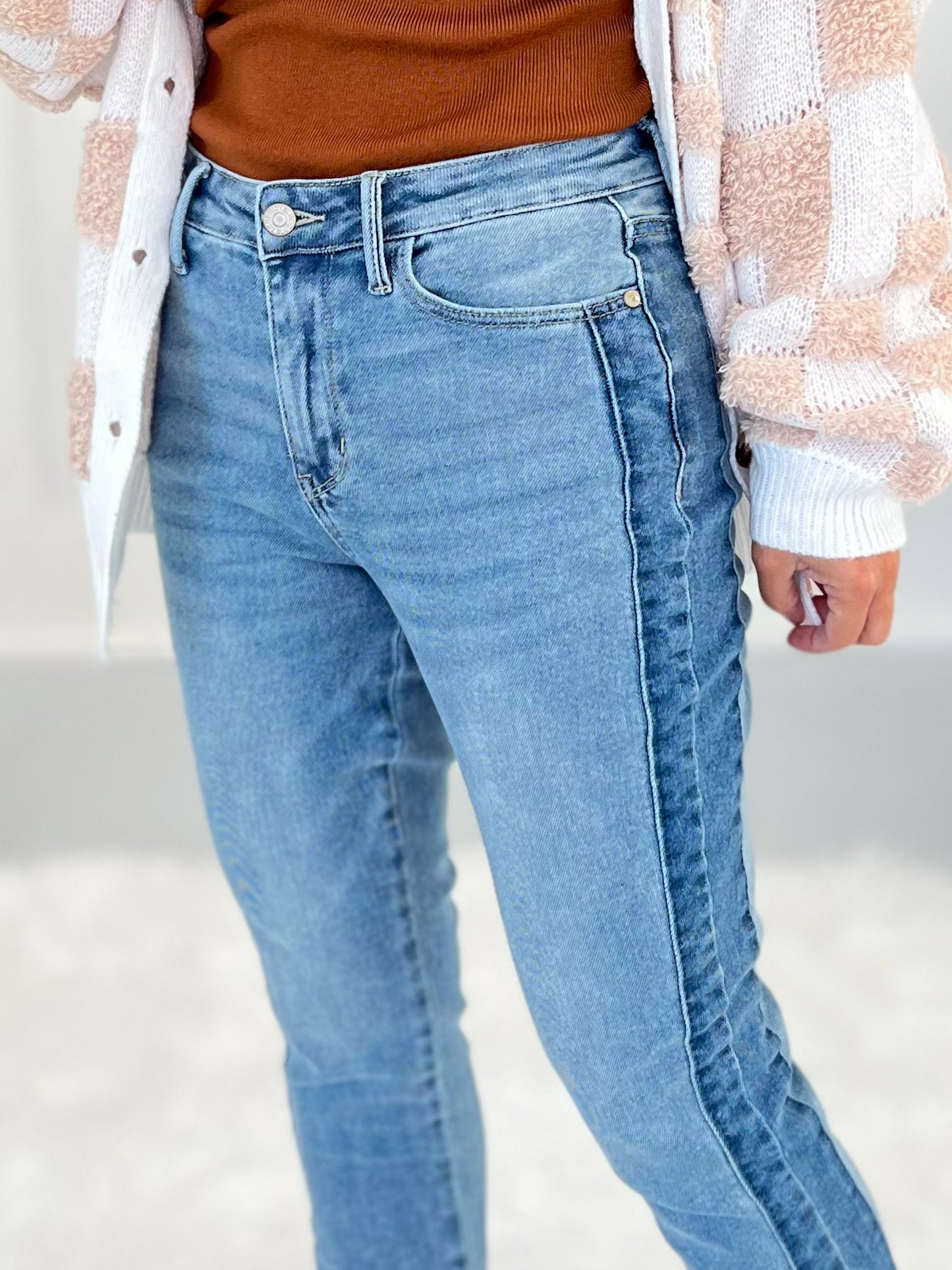 My Good Side - Judy Blue Vintage Wash Slim Fit Jeans
