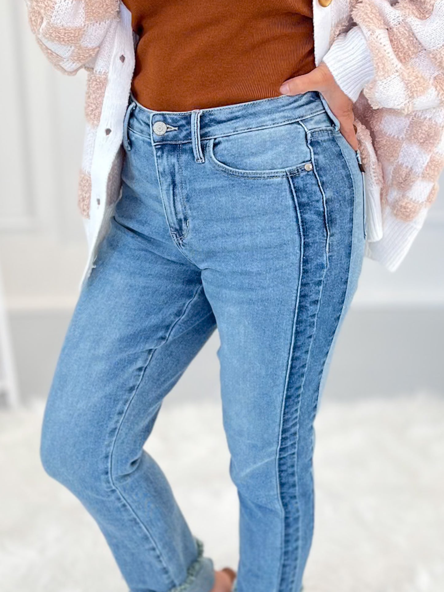 My Good Side - Judy Blue Vintage Wash Slim Fit Jeans
