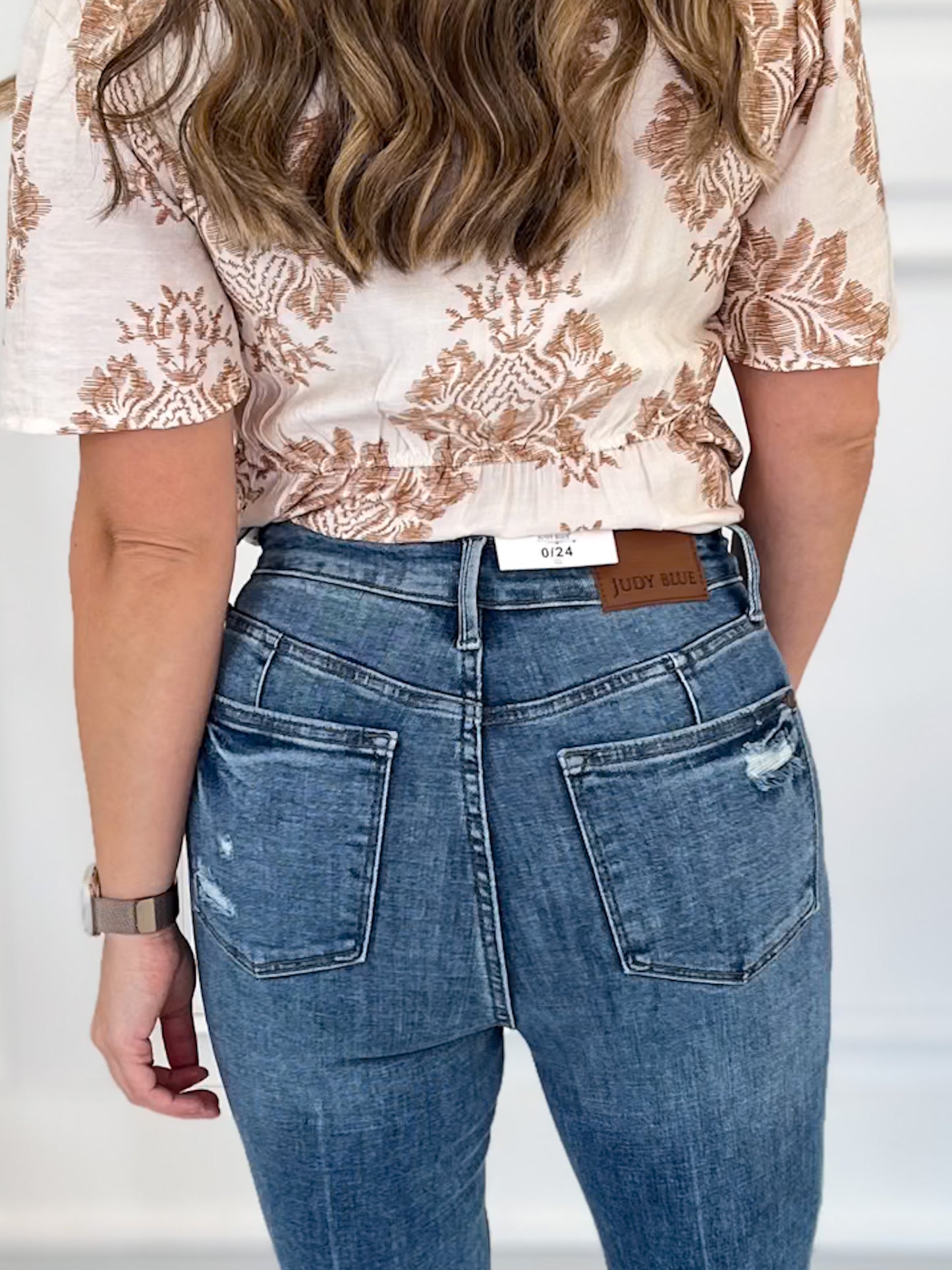 Curve Appeal - Judy Blue Tummy Control Side Slit Slim Bootcut Jeans