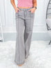 Soft Slate - Judy Blue Retro Wide Leg Grey Jean