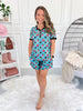 Crazy Soft Pajama Shorts Set - Ladybugs - Final Sale