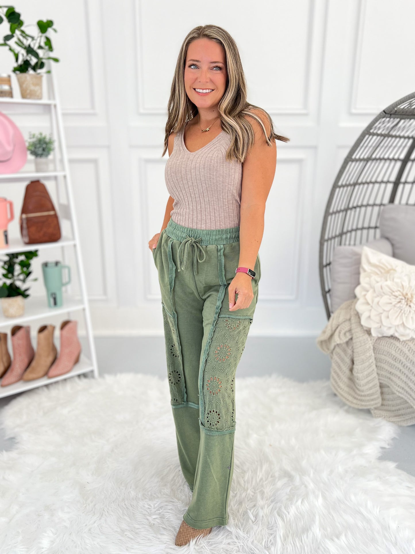 Just What I Wanted Matching Set - Pants - Final Sale