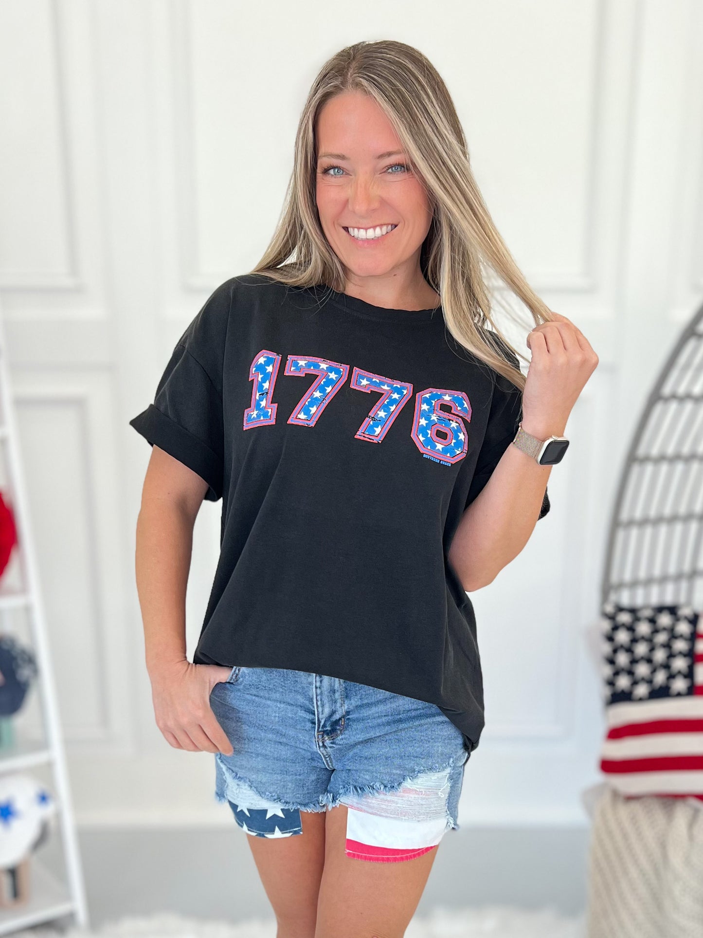 1776 Block Graphic Tee
