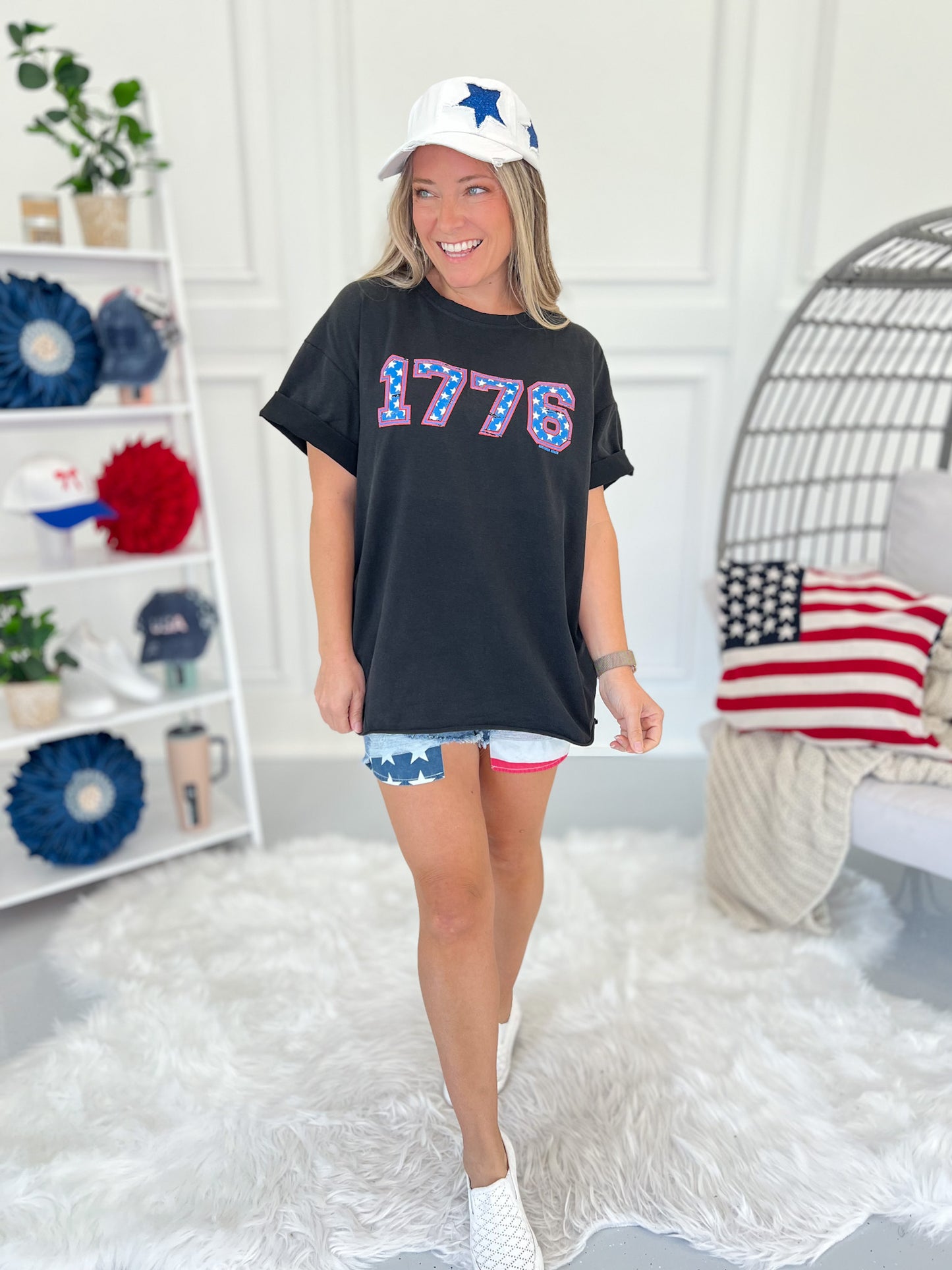 1776 Block Graphic Tee