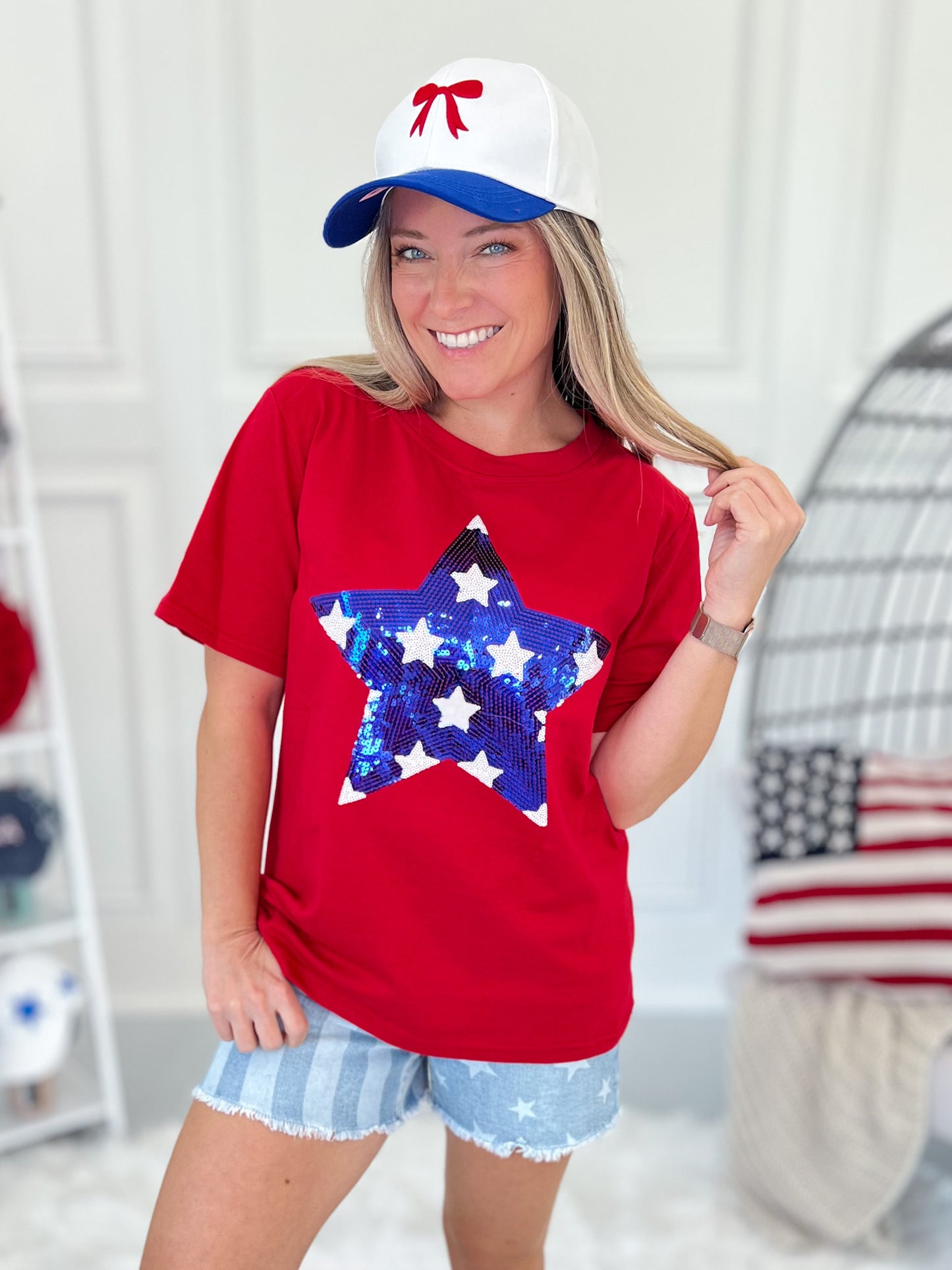 Stars And Sparkles Sequin Top