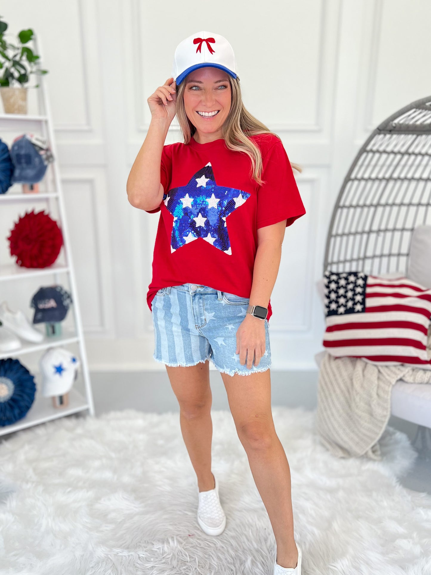 Stars And Sparkles Sequin Top