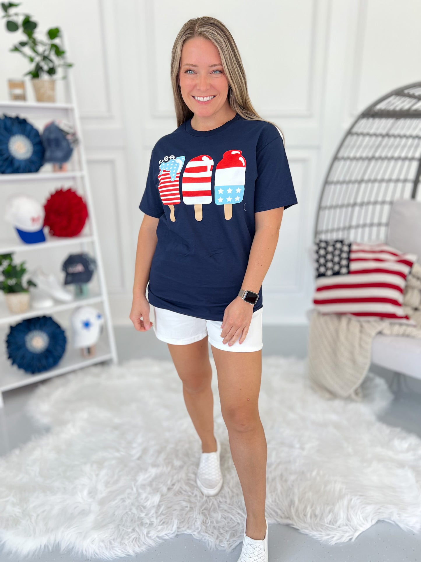 Patriotic Popsicles Graphic Tee