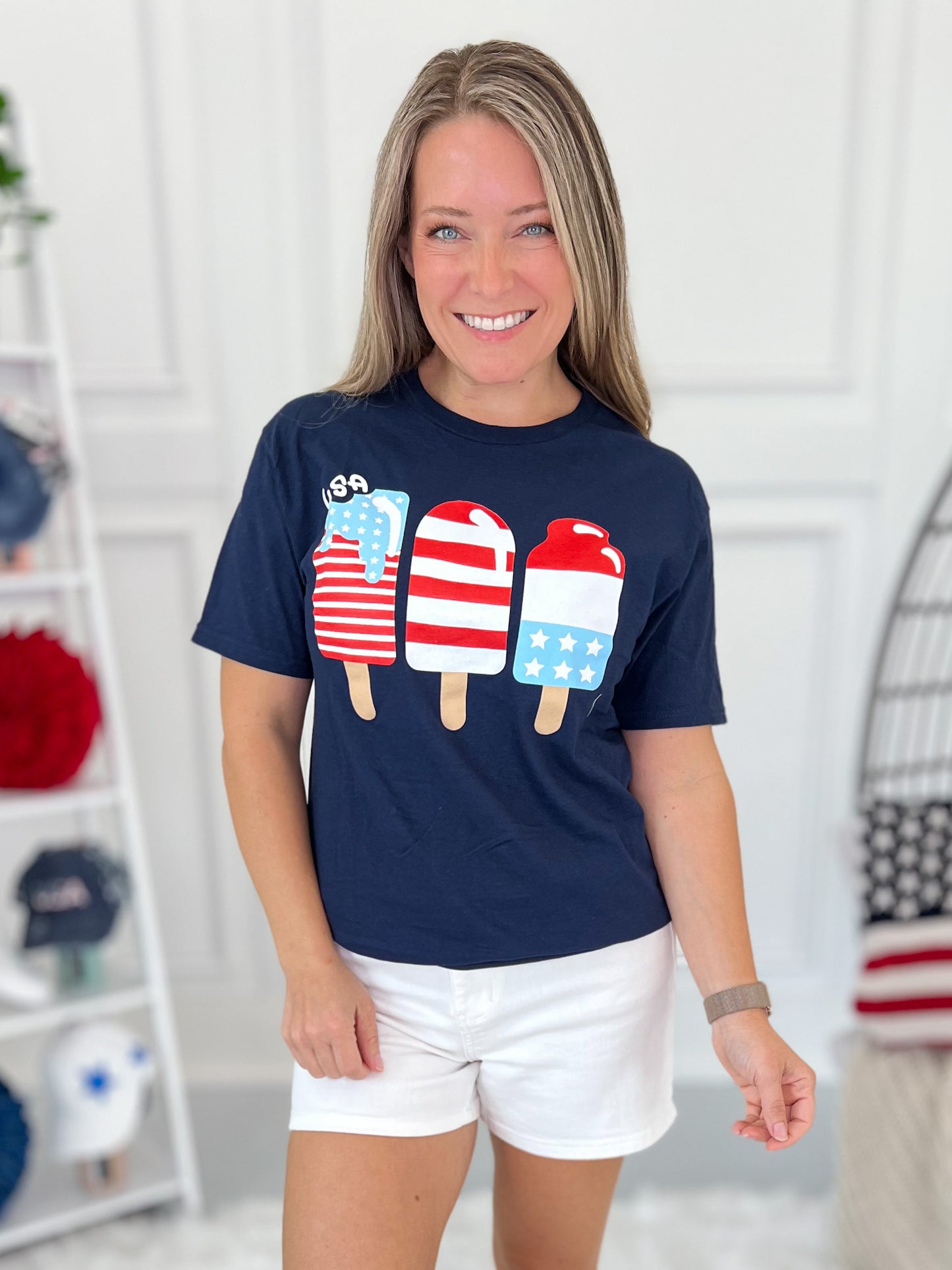 Patriotic Popsicles Graphic Tee