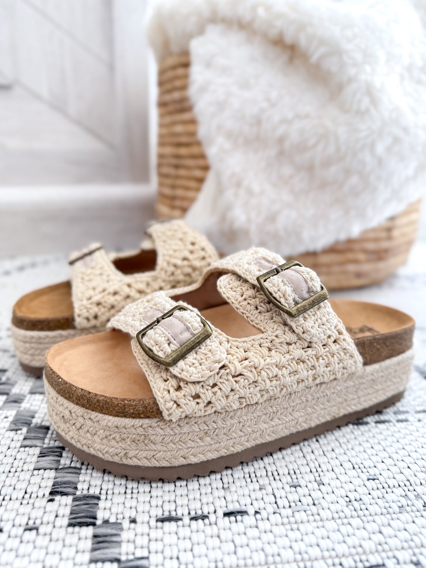 Corky's No Filter Platform Sandal - Natural
