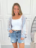 Edge Appeal - Judy Blue Stitched Over Distressed Shorts - Final Sale