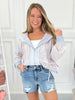 Edge Appeal - Judy Blue Stitched Over Distressed Shorts - Final Sale