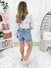 Edge Appeal - Judy Blue Stitched Over Distressed Shorts - Final Sale