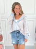 Edge Appeal - Judy Blue Stitched Over Distressed Shorts - Final Sale