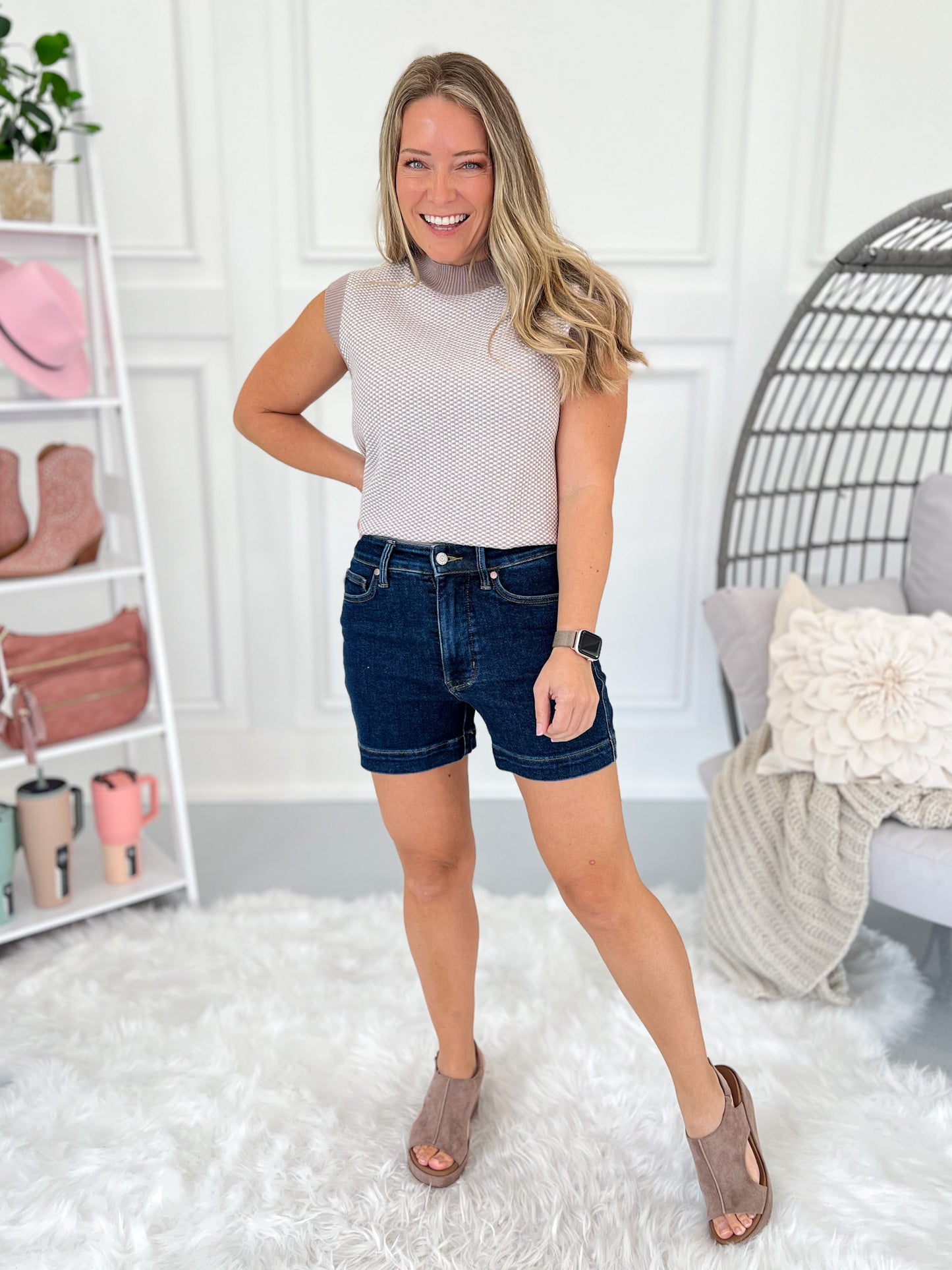 Hot Shot - Judy Blue Tummy Control Shorts - Final Sale