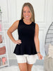 Will Be Loved Knit Tank - Black - Final Sale