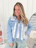 Looking So Cute Crochet Denim Jacket