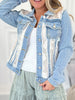 Looking So Cute Crochet Denim Jacket