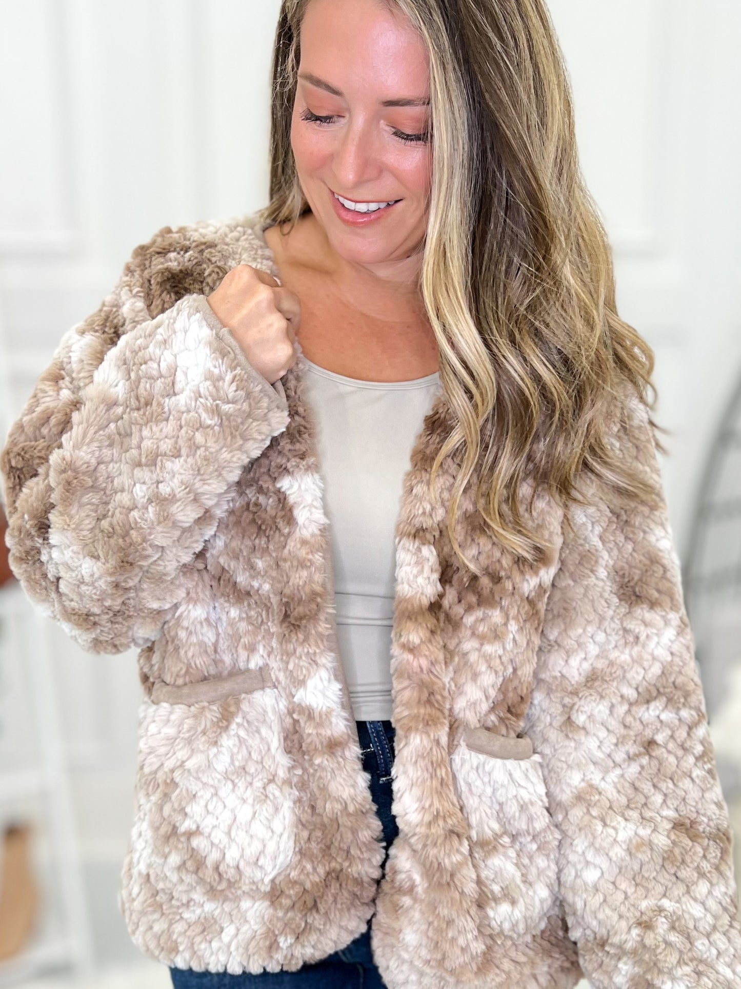 Furry Perfection Cardigan Jacket - Final Sale