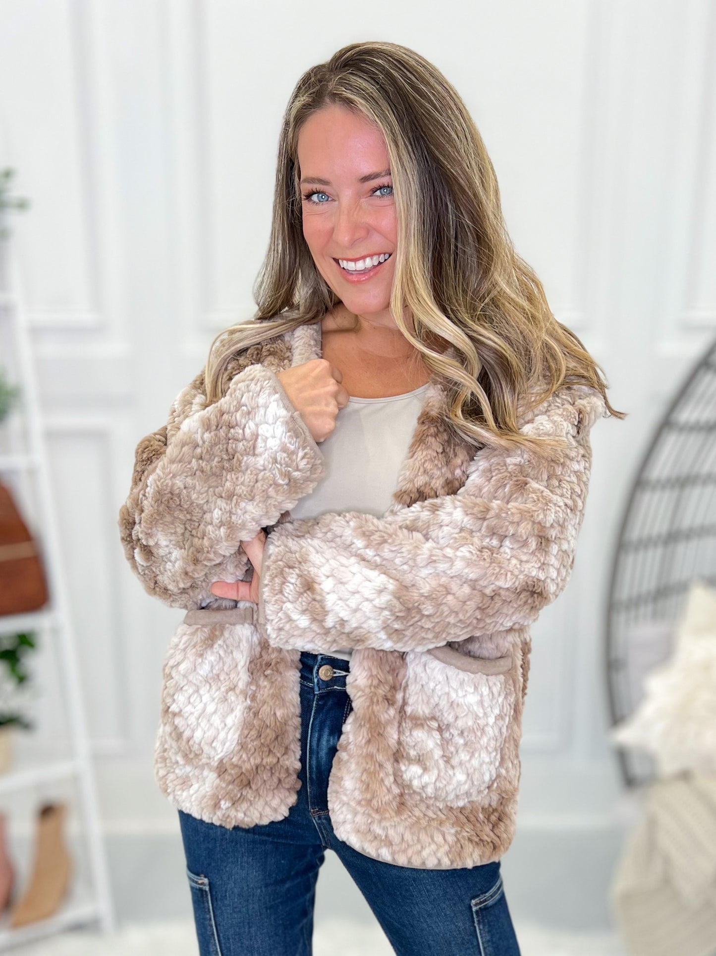 Furry Perfection Cardigan Jacket - Final Sale