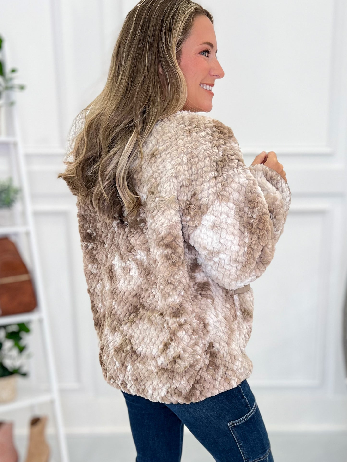 Furry Perfection Cardigan Jacket - Final Sale
