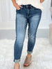 Summer Love - Judy Blue Hybrid Cropped Jeans