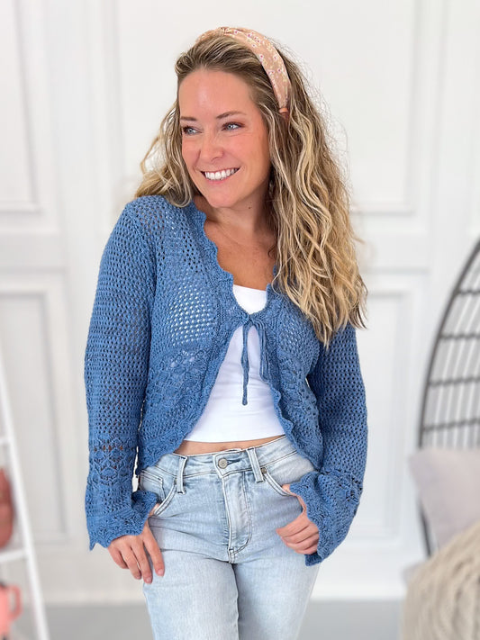 Know The Truth Crochet Cardigan