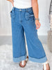 Bow With The Flow Denim Pants - Final Sale