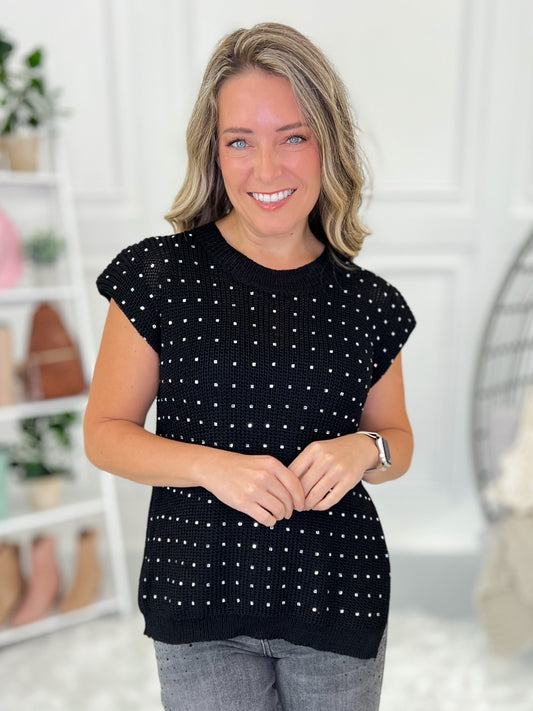 Shining The Brightest Shoulder Padded Tank - Final Sale