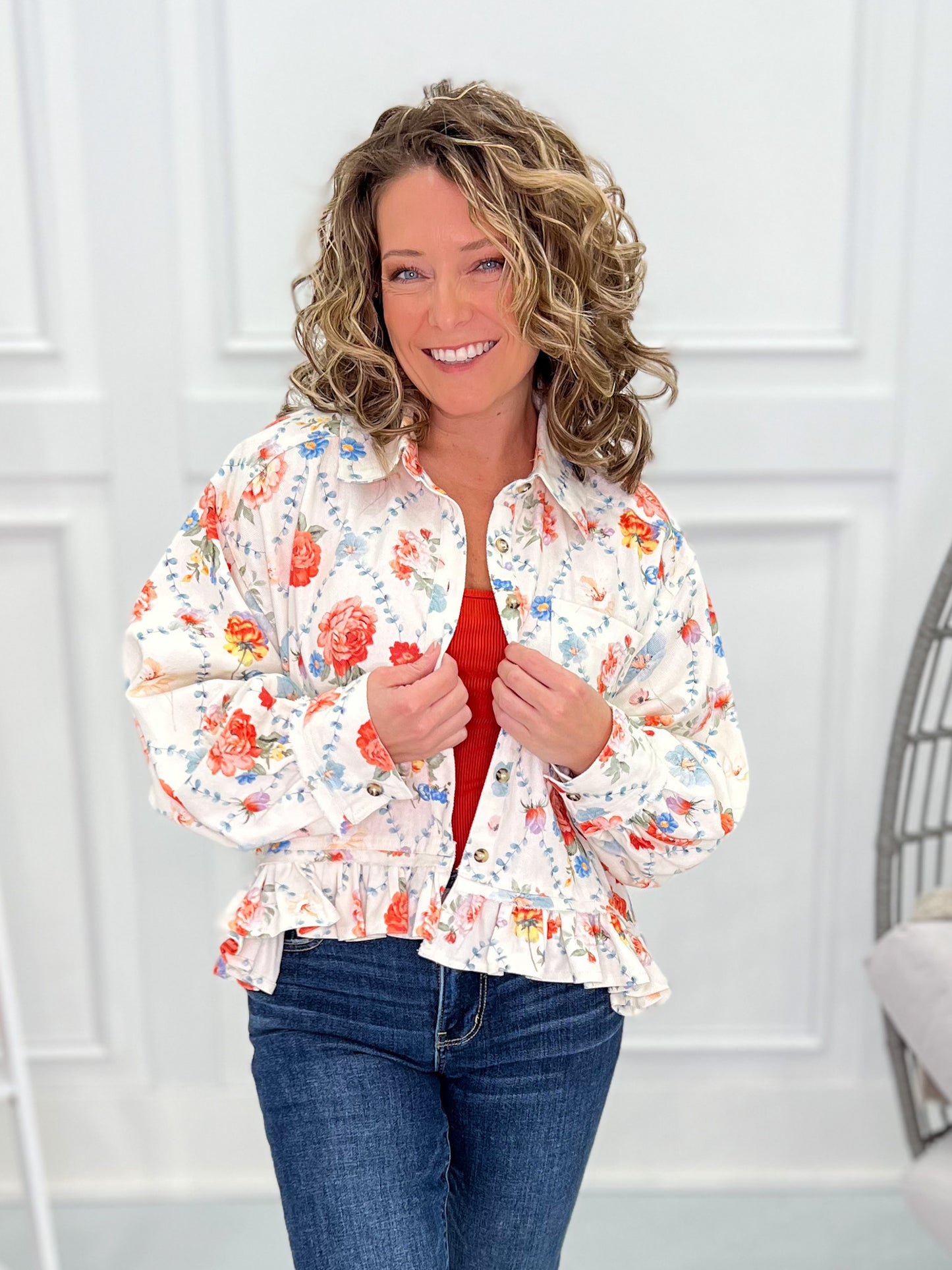 Glorious Days Button Up Top